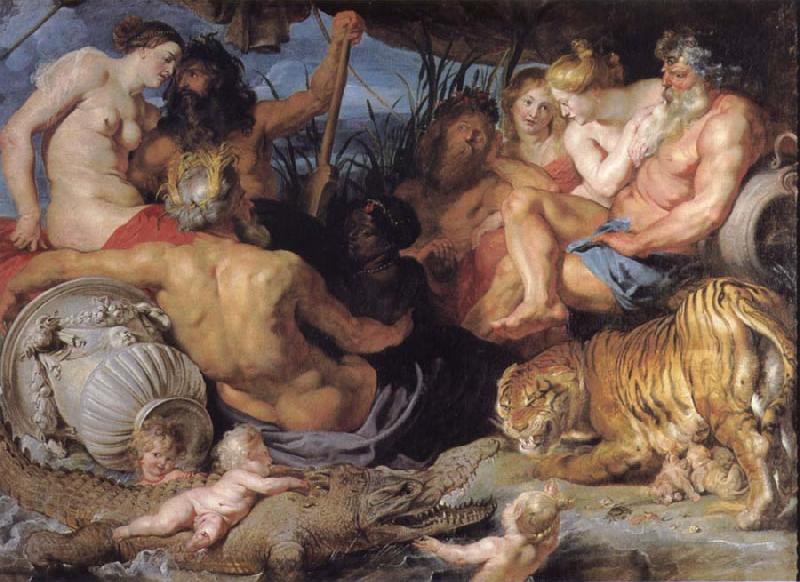 Peter Paul Rubens The Four great rivers of  Antiquity